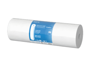 Prześcieradło medyczne 80m jednorazowe papierowe COMFORT 80/50 2-warstwowy 50x44 ( PERFORACJA-nacięcia co 44cm ) 80 metrów 180 listków