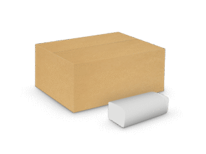Ręcznik papierowy składany w listkach 23x23 V ZZ NN150 2 warstwy 150 listków 100% Biała CELULOZA  20szt -KARTON