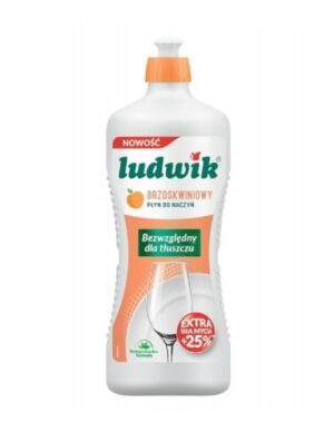 Płyn do mycia naczyń LUDWIK BRZOSKWINIA 900g