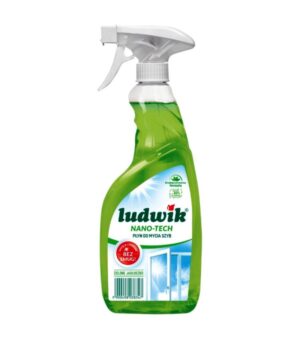 Płyn do mycia szyb i luster LUDWIK Nano-Tech Zielone Jabłko 600ml