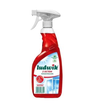 Płyn do mycia szyb i luster LUDWIK Grapefruit 600ml z octem