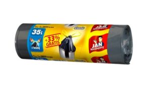 Worki na śmieci z taśmą JAN NIEZBĘDNY HD Classic 35L 18 szt. czarne