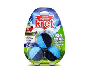 Kostka do spłuczki WC + aktywator enzymatyczny 50gx3 Bio KRET