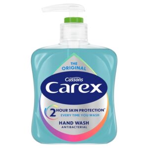 Mydło w płynie z dozownikiem pompką Carex Original Plus 250ml ANTYBAKTERYJNE