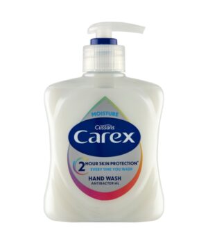 Mydło w płynie z dozownikiem pompką Carex Moisture Plus 250ml ANTYBAKTERYJNE
