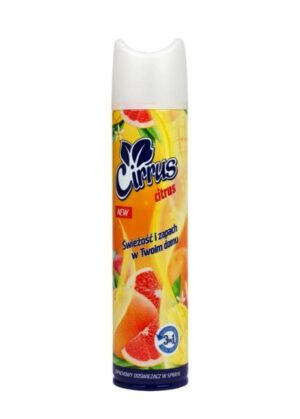 Odświeżacz powietrza areozol CIRRUS Citrus Spray 300ml
