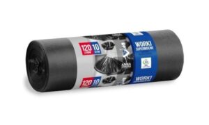 Worki na śmieci ANNA ZARADNA LDPE Supermocne 120L 10 szt. czarne