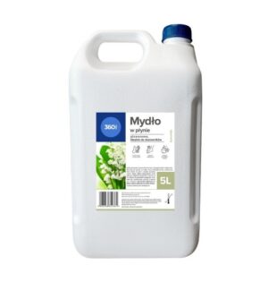 Mydło w płynie BIAŁE 360pro 5L glicerynowe KONWALIOWE
