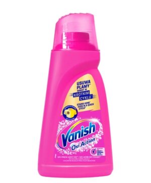 Odplamiacz w żelu Vanish Oxi Action Pink Żel Odplamiacz do Kolorowych Tkanin 1L