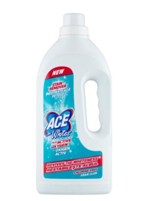 Odplamiacz w płynie  ACE do BIAŁEGO 1L - do białych tkanin ACE WHITE 1L
