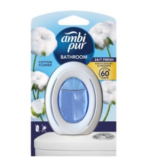 Odświeżacz powietrza w ŻELU Ambi Pur  do łazienki  BATHROOM COTTON FLOWER 7,5ml NIEELEKTRYCZNY