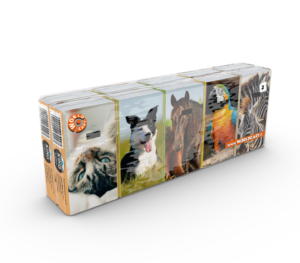 Chusteczki higieniczne KING OF ANIMALS 3W 10x9 szt.