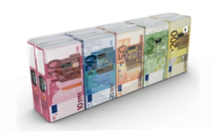 Chusteczki higieniczne KING OF MONEY EURO 3W 10x9 sztuk