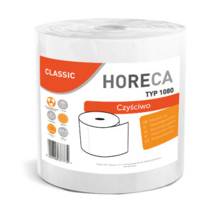 Ręcznik papierowy Czyściwo papierowe HORECA CLASSIC TYP 1080 2 warstwy 100% CELULOZA 260 metrów 1080 listków 1 rolka