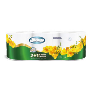 Ręcznik papierowy SŁONIK JUMBO MAXI 2 + 1 rolka ( 3 rolki ) 2 warstwy 100% CELULOZA