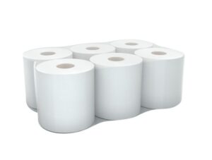 Ręcznik papierowy celulozowy T340 NN75 2 warstwowy 6 rolek 75 metrów 100% CELULOZA