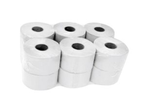 Papier toaletowy 100m JUMBO ECONOMY Mix TYP 400 śr. 18cm 2 warstwy 12 rolek 100 metrów CELULOZA + MAKULATURA