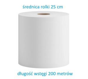 Ręcznik kuchenny papierowy Czyściwo papierowe T800 2-warstwowy 100% CELULOZA 1 rolka  200 metrów