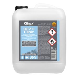 Środek czyszczący dezynfekujący uniwersalny CLINEX DEZOClinic 5L ( 5 litrów ) – ALKOHOLOWY preparat do czyszczenia i dezynfekcji POWIERZCHNI i NARZĘDZI