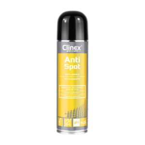 Preparat Clinex Anti-Spot - 250ml areozol Odplamiacz Skutecznie USUWA ; KLEJE, ŚLADY OBUWIA, GUMĘ DO ŻUCIA , TUSZ   itp.