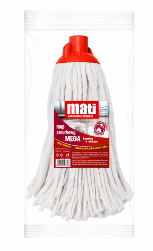 Mop wkład do mopa MATI sznurkowy MEGA Bawełna + Wiskoza